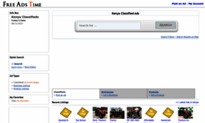 Kenya.freeadstime.org thumbnail