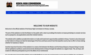 Kenyahighcommission.ca thumbnail