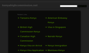 Kenyahighcommission.net thumbnail