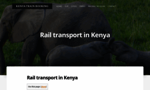 Kenyatrainbooking.com thumbnail