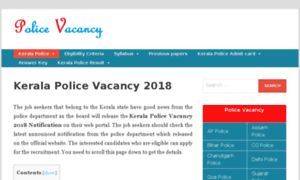 Kerala.policevacancy.in thumbnail