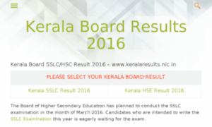 Kerala.results-co.in thumbnail