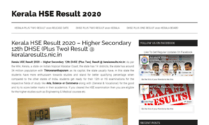 Keralahseresult2020.in thumbnail