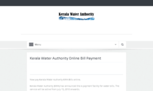 Keralawaterauthority.in thumbnail