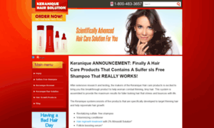 Keraniquehairsolution.com thumbnail