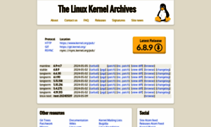 Kernel.org thumbnail
