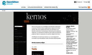 Kernos.revues.org thumbnail