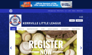 Kerrvillelittleleague.com thumbnail