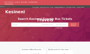 Kesineni-travels.redbus.in thumbnail