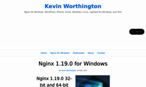 Kevinworthington.com thumbnail