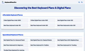 Keyboardpianopro.com thumbnail