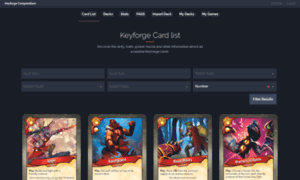 Keyforge-compendium.com thumbnail