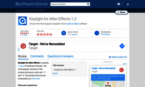 Keylight-for-after-effects.software.informer.com thumbnail