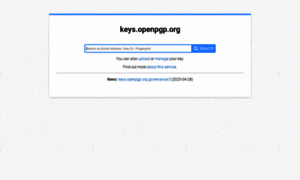 Keys.openpgp.org thumbnail