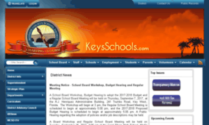 Keysschools.schoolfusion.us thumbnail