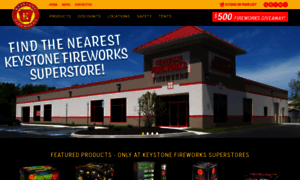 Keystonefireworks.com thumbnail