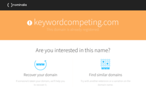 Keywordcompeting.com thumbnail