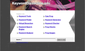 Keyworddissection.info thumbnail