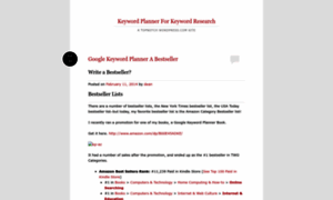 Keywordplanner.wordpress.com thumbnail