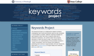 Keywords.pitt.edu thumbnail