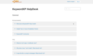 Keywordxp.zendesk.com thumbnail