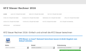Kfzsteuerrechner2014.de thumbnail