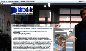 Kfztech.blogspot.de thumbnail