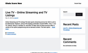 Khalascorenow.com thumbnail