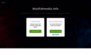 Khalifahmedia.info thumbnail