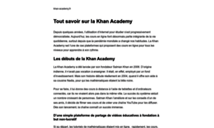 Khan-academy.fr thumbnail