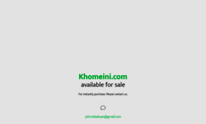 Khomeini.com thumbnail