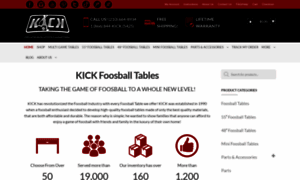 Kickfoosballtables.com thumbnail