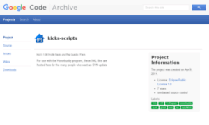 Kicks-scripts.googlecode.com thumbnail