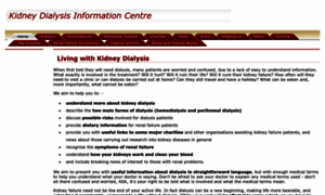 Kidneydialysis.org.uk thumbnail