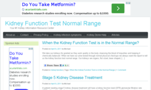 Kidneyfunctiontestnormalrange.com thumbnail