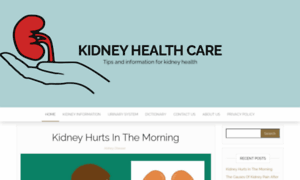 Kidneyhealthcare.com thumbnail