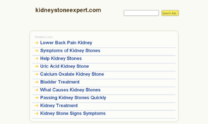 Kidneystoneexpert.com thumbnail