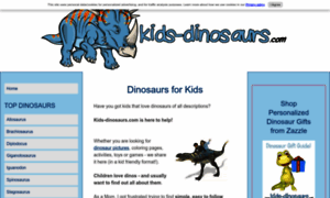 Kids-dinosaurs.com thumbnail