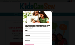 Kidscansew.com thumbnail