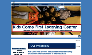 Kidscomefirstlearning.com thumbnail