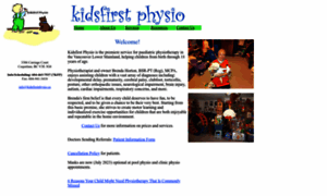 Kidsfirstphysio.ca thumbnail