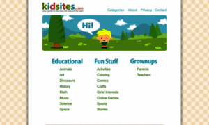 Kidsites.com thumbnail