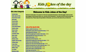 Kidsjokesoftheday.com thumbnail