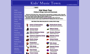 Kidsmusictown.com thumbnail