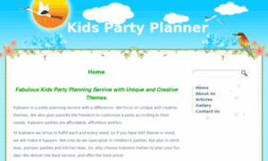 Kidspartyplanner.co.za thumbnail