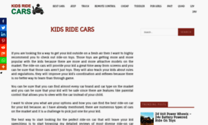 Kidsridecars.com thumbnail