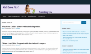 Kidssavefirst.net thumbnail