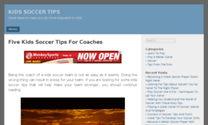 Kidssoccertips.net thumbnail