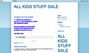 Kidsstuffsale.blogspot.com thumbnail