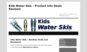 Kidswaterskis.net thumbnail